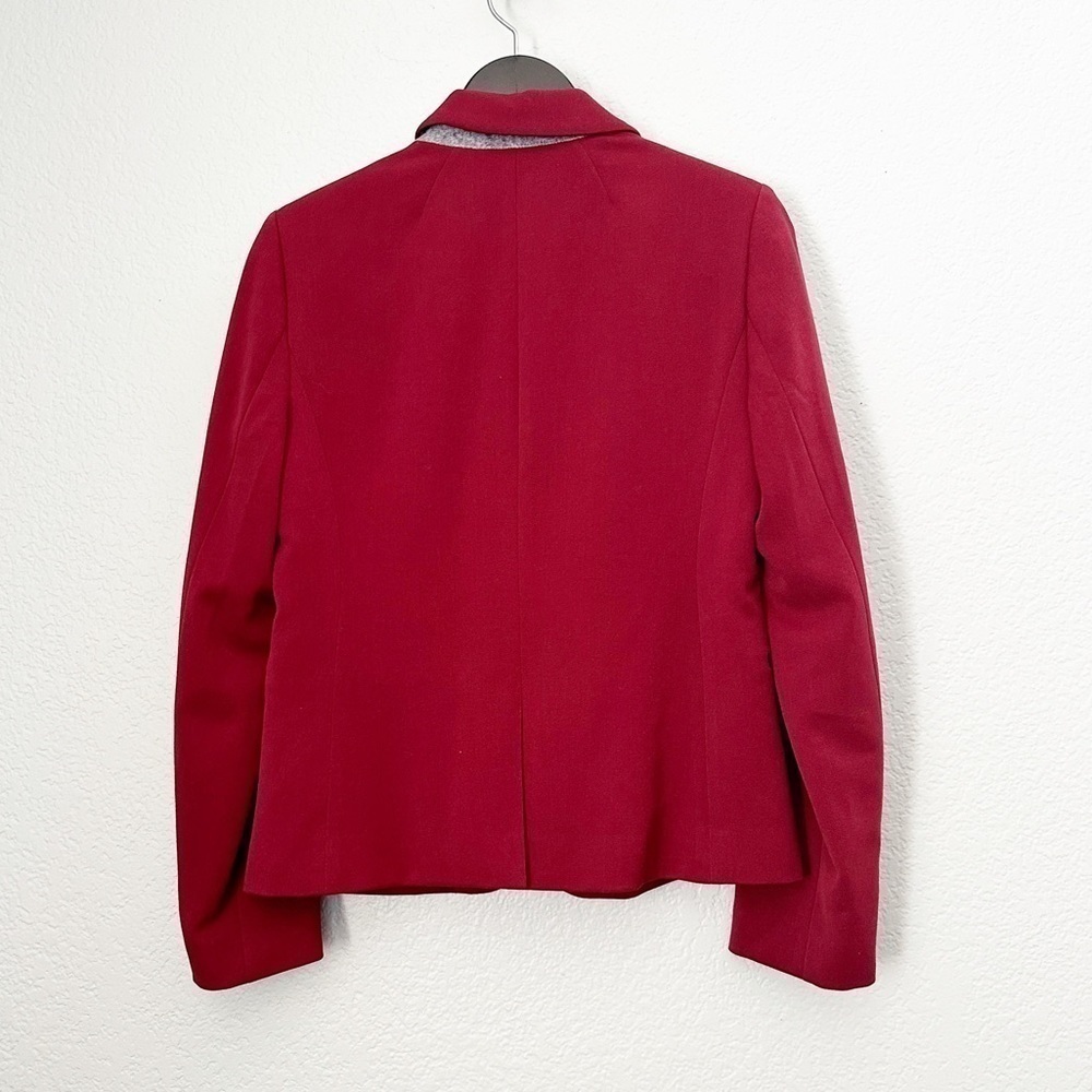J. CREW Schoolboy Blazer Merlot Red Small - Picture 6 of 8